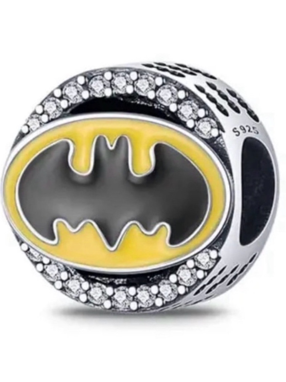 NEW S925 Batman Pandora Style Charm